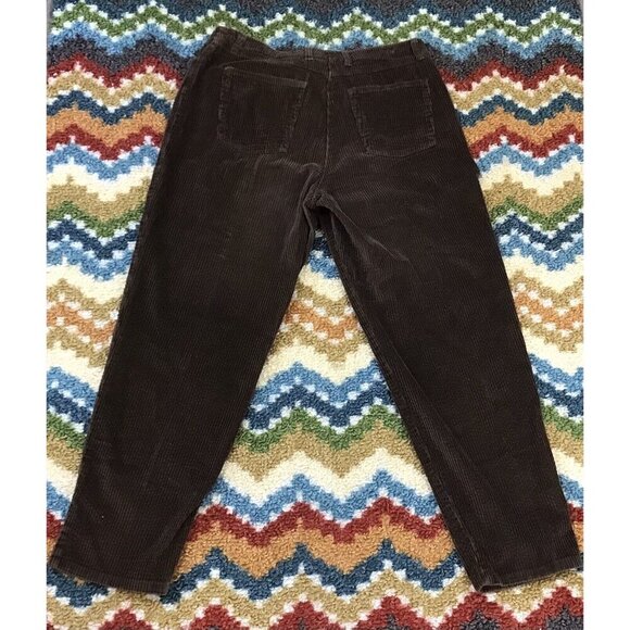 Brown “Mom” Corduroy Pants size 12 Talbots - Picture 2 of 2